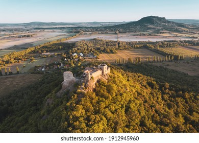 Beautiful aerial view of Szigliget