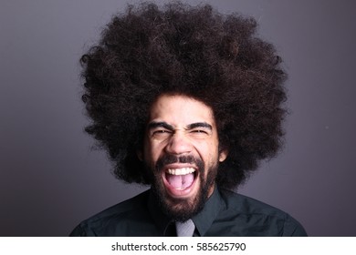 Afro Man Posing Stock Photo 278749406 | Shutterstock