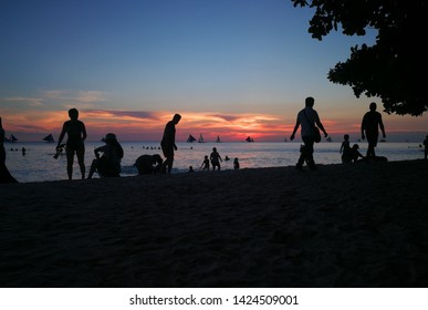 The Beautiful Afternoon Boracay Holiday Sunset