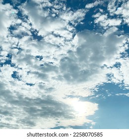 Beautiful afternoon with the bunch of clouds - Shutterstock ID 2258070585
