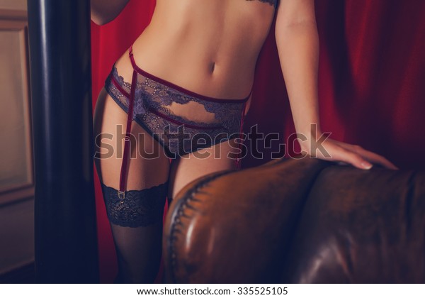 Girl stocking desk erotic