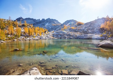 Beautiful Alpine Lakes Wilderness Area  In Washington, USA