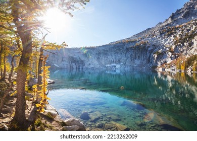 Beautiful Alpine Lakes Wilderness Area  In Washington, USA