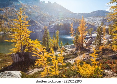 Beautiful Alpine Lakes Wilderness Area  In Washington, USA