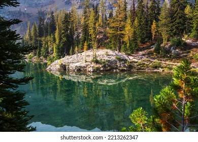 Beautiful Alpine Lakes Wilderness Area  In Washington, USA