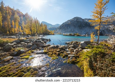 Beautiful Alpine Lakes Wilderness Area  In Washington, USA