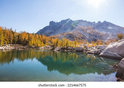 Beautiful Alpine Lakes Wilderness Area  In Washington, USA