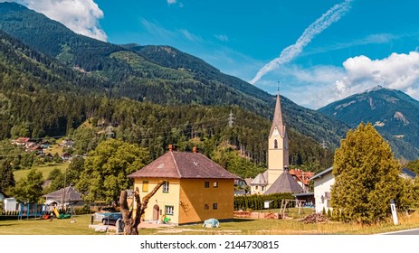 Beautiful Alpine Summer View At Reisseck, Kaernten, Austria
