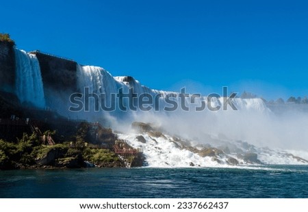 beautiful American falls fresh water stream