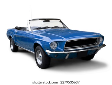 Beautiful American muscle car, exempted. - Shutterstock ID 2279535637