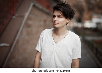 Androgynous Girl Images Stock Photos Vectors Shutterstock