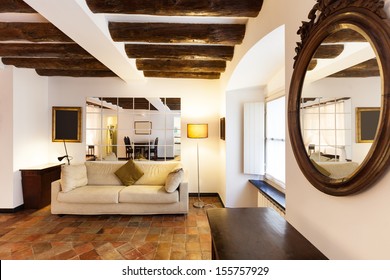 Beautiful Apartment Classic, Interior, Terracotta Floor