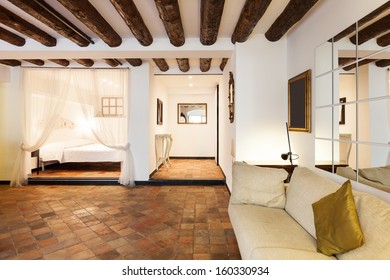 Beautiful Apartment Classic, Interior, Terracotta Floor