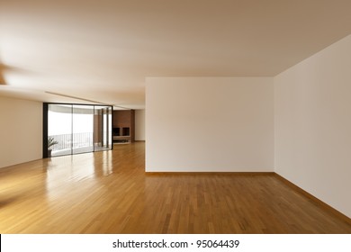 Beautiful Apartment, Interior, Big Empty Room