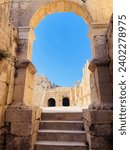 The beautiful archeological site of Jerash in Jordan 