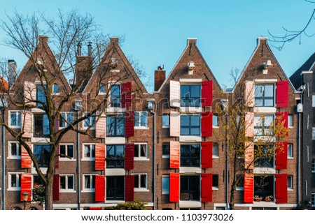 Beautiful Architecture Of Dutch Houses In Amsterdam