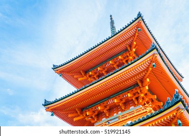 Beautiful Architecture In Kiyomizu-dera Temple Kyoto, Japan