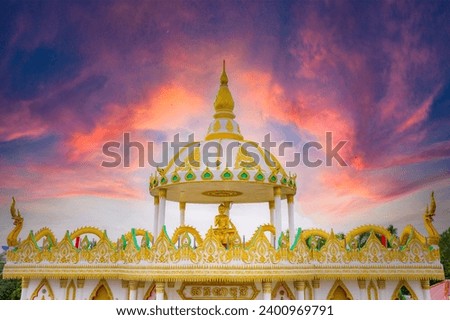 Beautiful architecture of Wath Peam Buone Thmay pagoda in Soc Trang, Vietnam