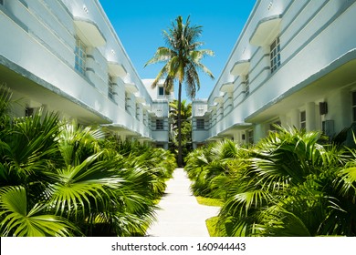 Beautiful Art Deco Architecture In Miami Beach.