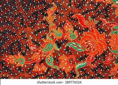 The beautiful of art Malaysian and Indonesian Batik Pattern 