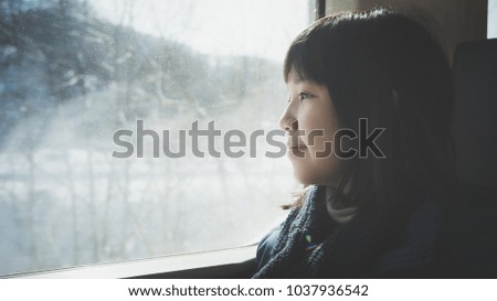 Similar – Image, Stock Photo Train journey Lifestyle