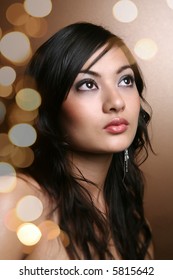 Beautiful Asian Model With Specular Highlights