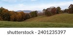 Beautiful Autumn Countryside in the Foothills of the Appalachian Mountains