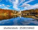 A beautiful autumn day at Lake Bohinj