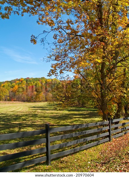 Beautiful Autumn Scene Bucks County Pennsylvania Stock Photo (Edit Now ...