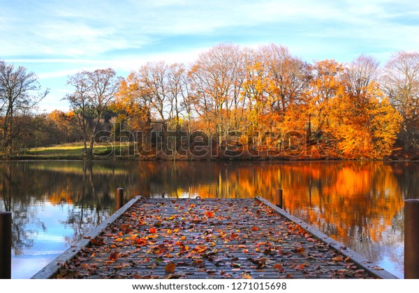 Beautiful Autumn Sea Stock Photo Edit Now 1271015698