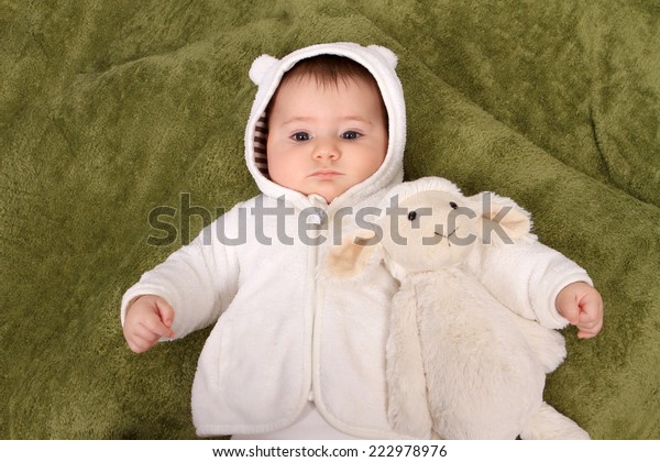 Beautiful Baby Girl Sheep Teddy Stock Photo 222978976 | Shutterstock