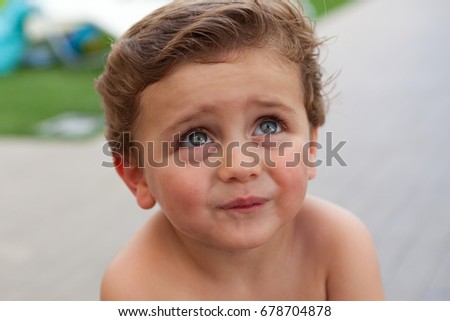 Similar – Beautiful baby two years old