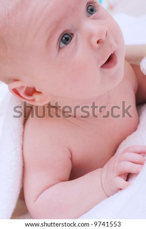 Similar – Baby taking feeding bottle