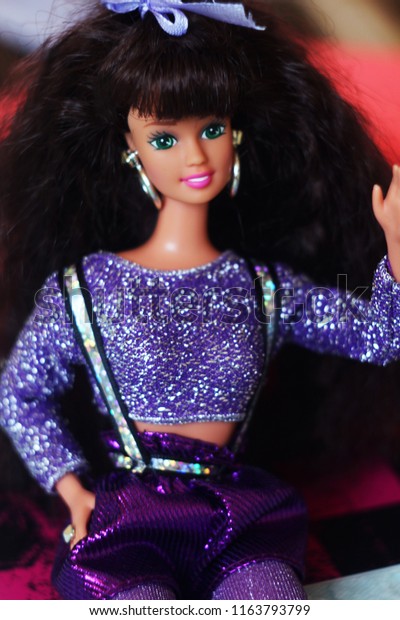Beautiful Barbie Long Hair Stylish Doll Stock Photo Edit