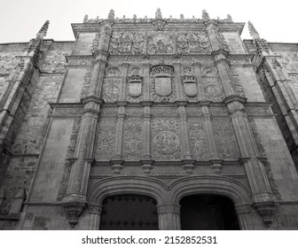 The Beautiful Baroque Architecture In The Spanish City Of Salamanca