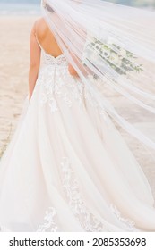 Beautiful Beach Bride Wedding Dress