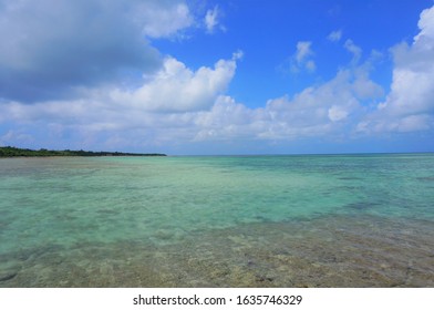 the beautiful beach of okinawa, Japan - Shutterstock ID 1635746329