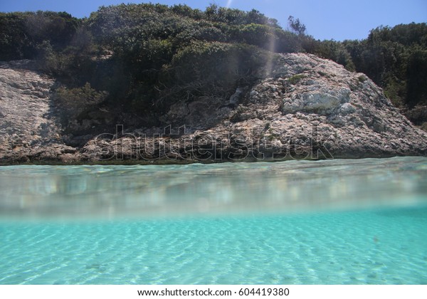 Beautiful Beach Paraguan Plage Corse Stock Photo Edit Now