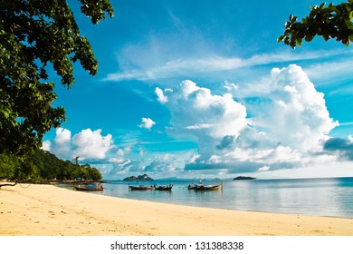 beautiful beach at Phi Phi island