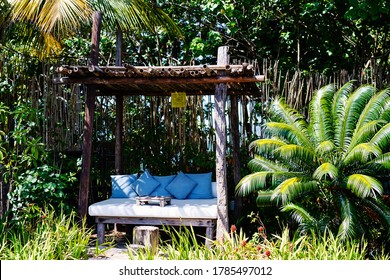 Beautiful Beach Or Pool Cabana In Luxury Resort