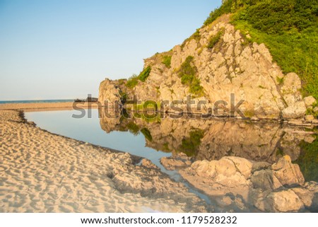 Beautiful beach at Sinemoretz, Bulgaria