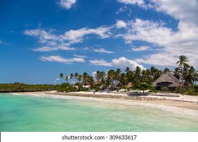 Beautiful Beach In Zanzibar, Tanzania, Africa