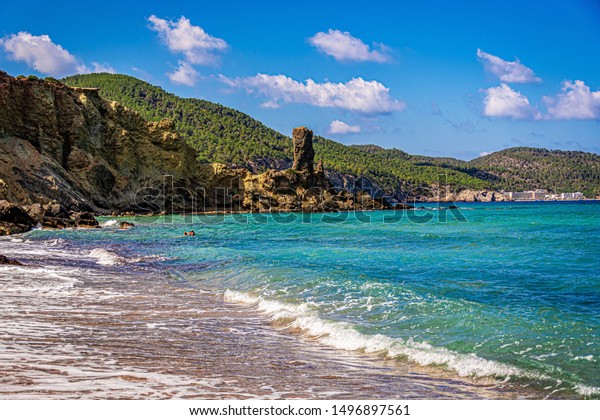 Beautiful Beaches Ibiza Balearic Islands Spain Stock Photo Edit Now 1496897561