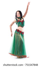 Belly Dancer Action Isolated Over White Stock Photo 70015201 | Shutterstock