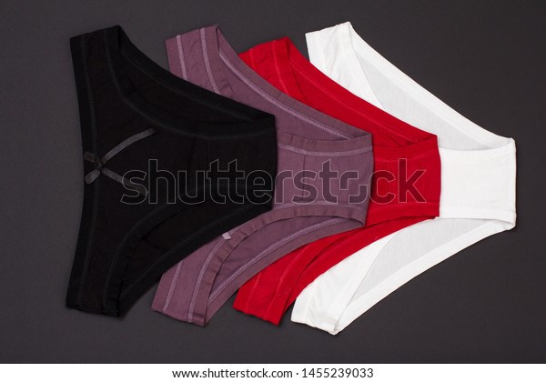 dark red underwear set