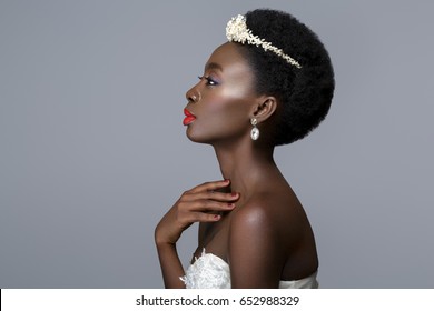 Beautiful Black Skin Bride