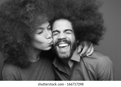 Beautiful Black White Couple Stock Photo (Edit Now) 166717310