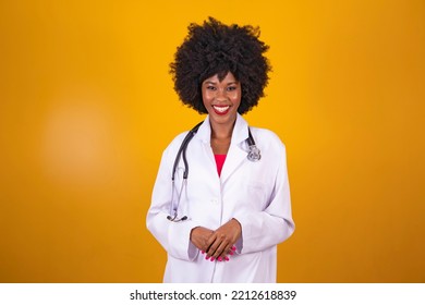 Beautiful Black Woman In Doctor Or Nurse Outfit