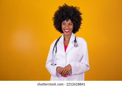 Beautiful Black Woman In Doctor Or Nurse Outfit