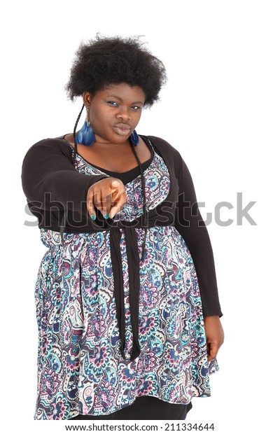 Beautiful Black Woman Doing Different Expressions Stock Photo (Edit Now